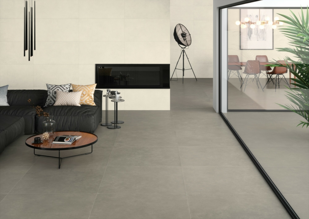 Salon imitation béton ciré