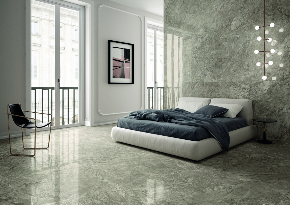 Tdm Breccia 120x278 Amb. Camera chambre effet marbre gris