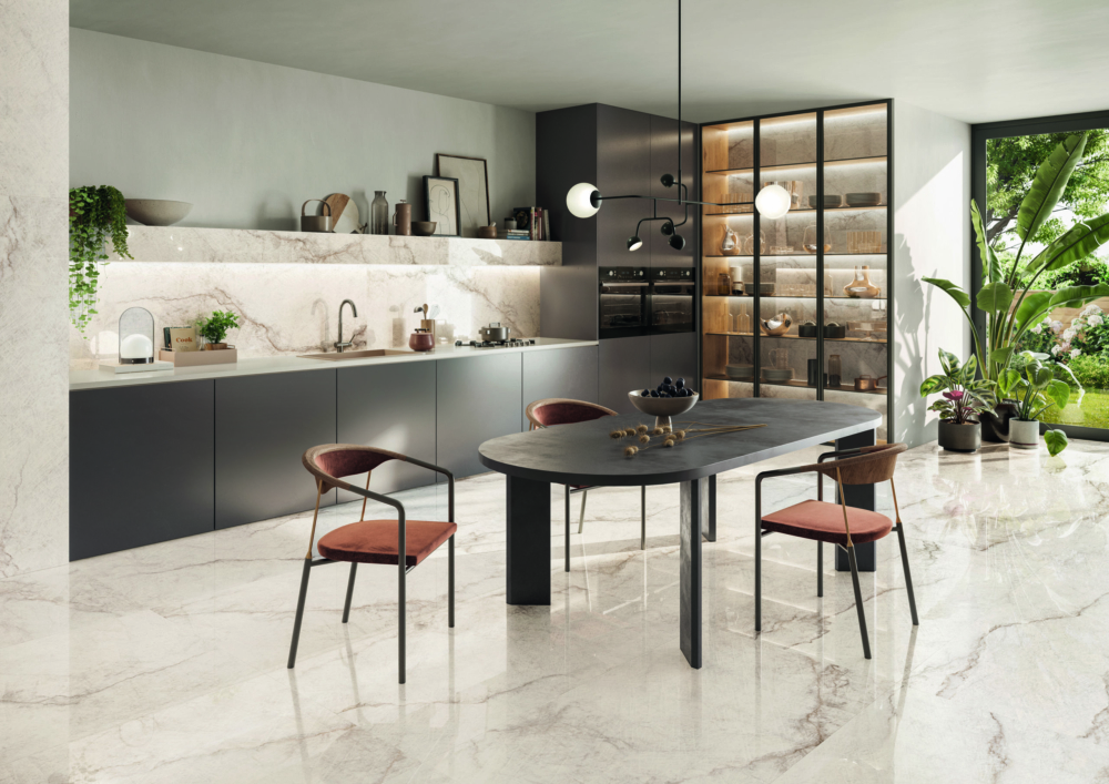 Tmd Reloaded Quarzo Kandinsky  90x180 Amb. Cucina Cuisine imitation marbre couleur quartz